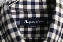 “Aquascutum” monotone club check cotton shirt