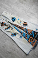 "Re:make" rug docking buggy flare denim