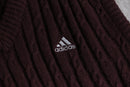 “adidas” bordeaux v-neck knit vest