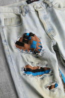 "Re:make" rug docking buggy flare denim