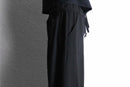 black drawcord wide easy pants
