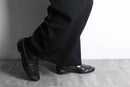 black drawcord wide easy pants