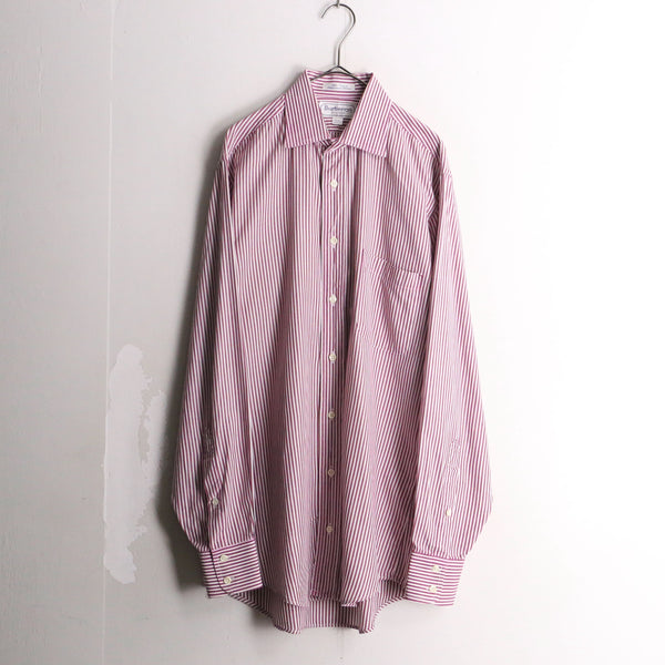 “Burberry’s” pink stripe cotton dress shirt