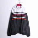 “COOGI” loose fit multi color border track jacket
