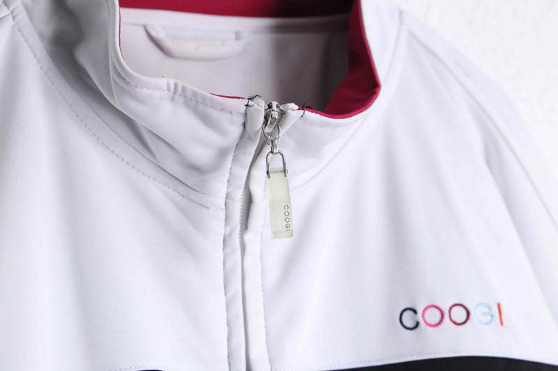 “COOGI” loose fit multi color border track jacket