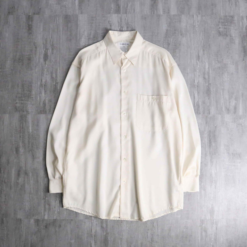 “Claiborne” cream color rayon shirt