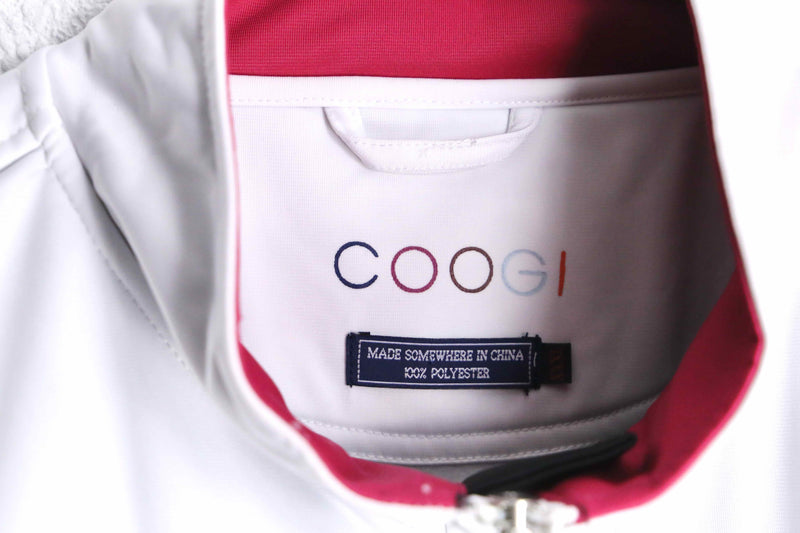 “COOGI” loose fit multi color border track jacket