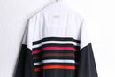 “COOGI” loose fit multi color border track jacket