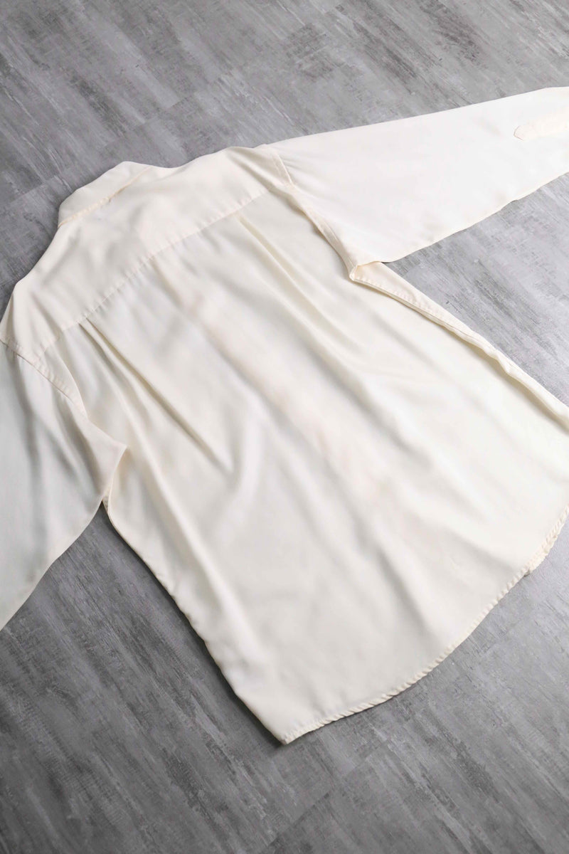 “Claiborne” cream color rayon shirt