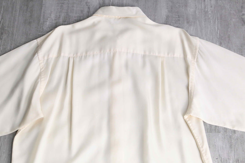“Claiborne” cream color rayon shirt