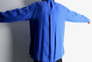 90’s "chico’s" light blue oversized linen shirt