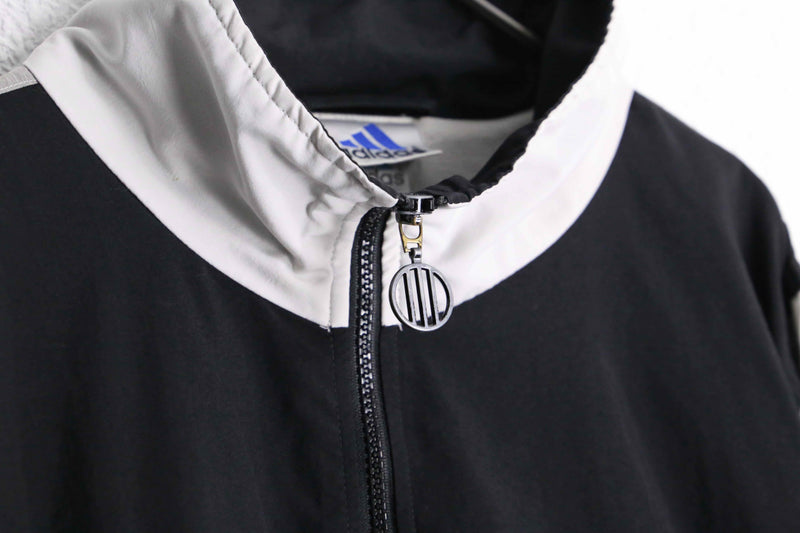 90’s “adidas” monotone loose nylon track jacket