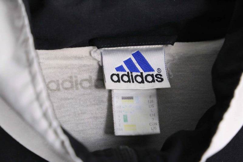 90’s “adidas” monotone loose nylon track jacket