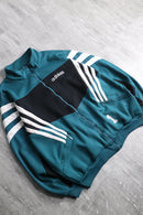 90's "adidas" deep green 3-stripe track jacket