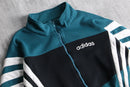 90's "adidas" deep green 3-stripe track jacket