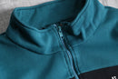 90's "adidas" deep green 3-stripe track jacket