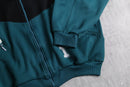 90's "adidas" deep green 3-stripe track jacket