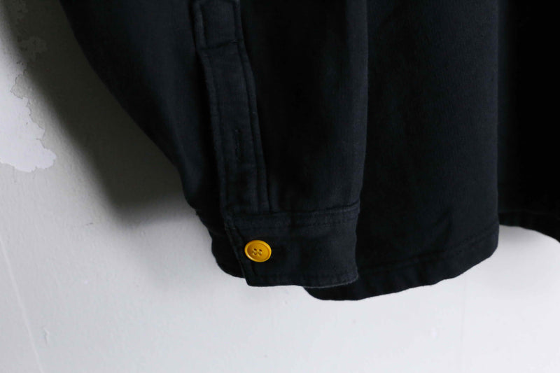 ”KING SIZE” half button 2pocket sweat