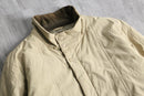 90-00's "PLAYBOY" beige stand collar field coat