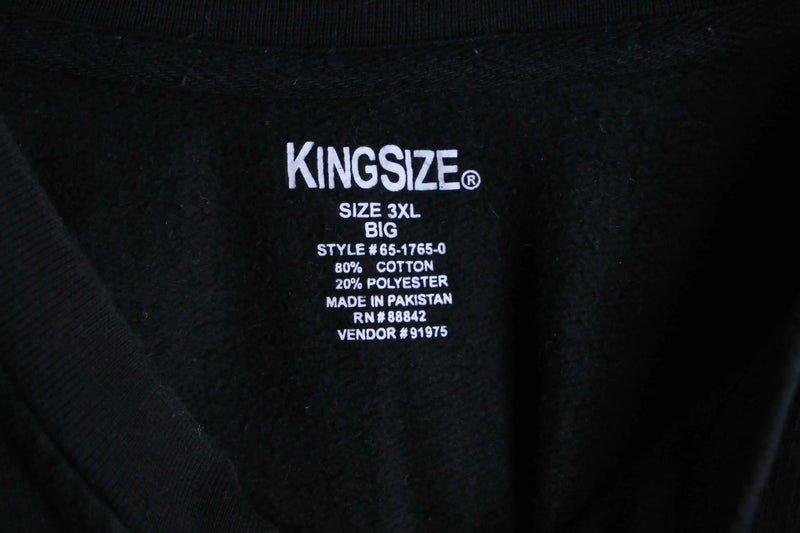 ”KING SIZE” half button 2pocket sweat