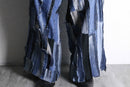 "Re:make" patchwork design wide pants