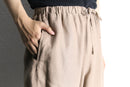 90’s "orvis" beige linen easy pants