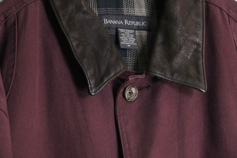 "BANANA REPUBLIC" burgundy coveralls