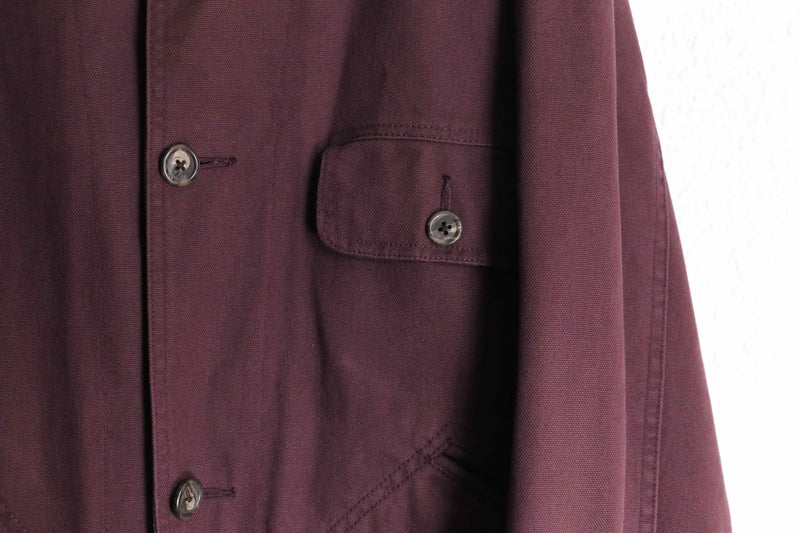 "BANANA REPUBLIC" burgundy coveralls