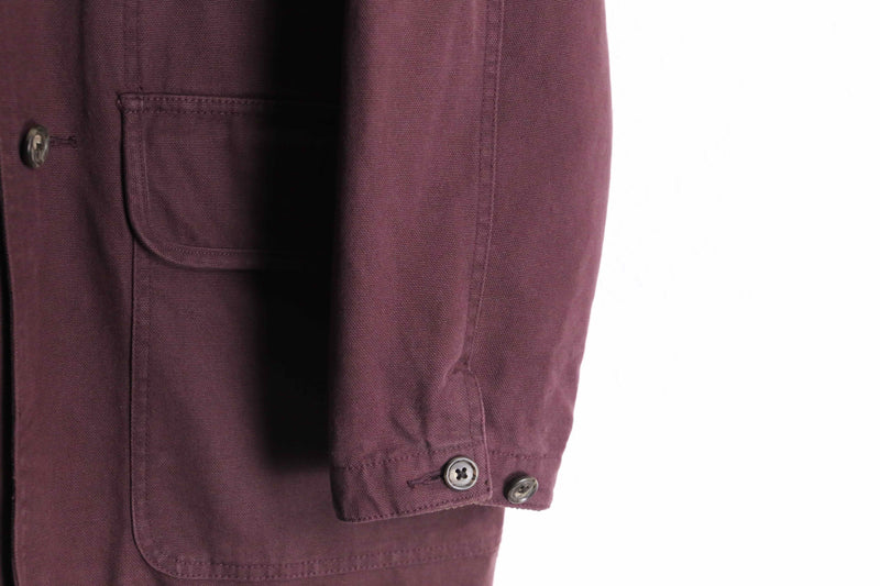 "BANANA REPUBLIC" burgundy coveralls