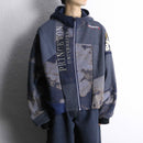 “Re:make”reworked collegiate sweat hoodie