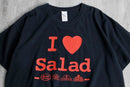 “I ❤︎ Salad” print H/S tee