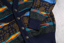 90s "GECCU" 3D knit cardigan