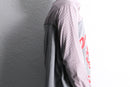 "Re:make" damaged sweat docking stripe shirt
