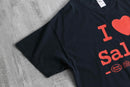 “I ❤︎ Salad” print H/S tee