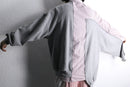 "Re:make" damaged sweat docking stripe shirt