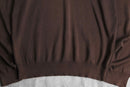 “Polo by Ralph Lauren” brown V-neck cotton knit