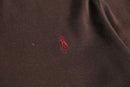 “Polo by Ralph Lauren” brown V-neck cotton knit