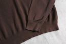 “Polo by Ralph Lauren” brown V-neck cotton knit