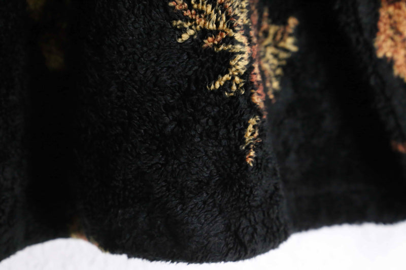 autumn leaf zip-up fleece