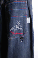 “stuka”wide buggy rave pants