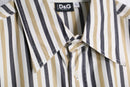 “D&G” stripe design cotton shirt