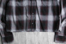 ombre check short length B.D shirt