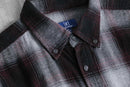 ombre check short length B.D shirt