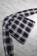 ombre check short length B.D shirt