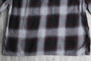 ombre check short length B.D shirt