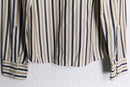 “D&G” stripe design cotton shirt