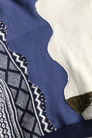 "Re:make" sweat × knit docking hoodie