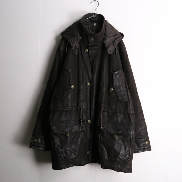 "M-65" sampling leather field jacket