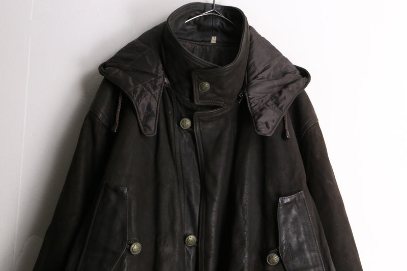 "M-65" sampling leather field jacket