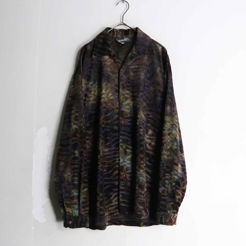 Y2K taste gradation sheer shirt